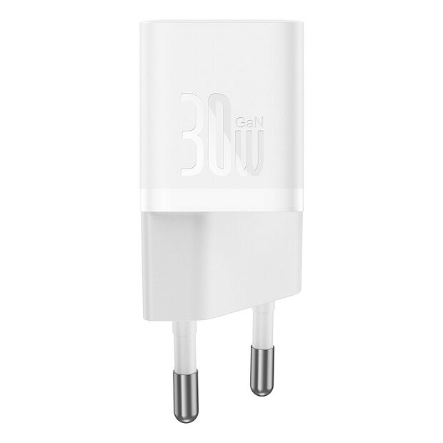 Зарядное устройство OS-Baseus GaN5 Fast Charger (mini) 1C 30W белый (CCGN070502) - 3