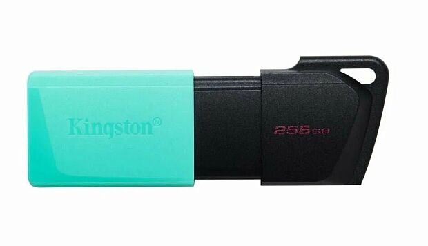 Носитель информации Kingston USB Drive 256Gb DataTraveler Exodia M DTXM/256GB,USB 3.2 черный/зеленый - 4