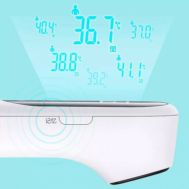 Термометр Barrcom Infrared Thermometer (White/Белый) - 6