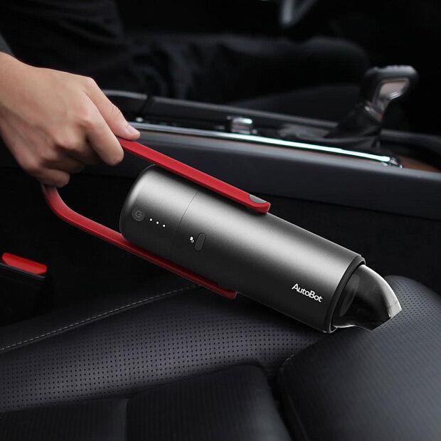 Автомобильный беспроводной пылесос Autobot V2 Pro Portable Vacuum Cleaner (Black/Red) - 3