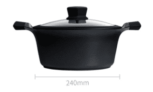 Сковорода Huohou Pan Non-Stick Brazier (Black/Черный) - 2