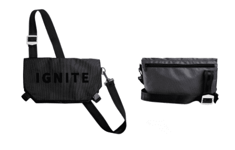 Сумка на пояс Ignite Sports Outdoor Shoulder Crossbody Bag (Black/Черный) - 2