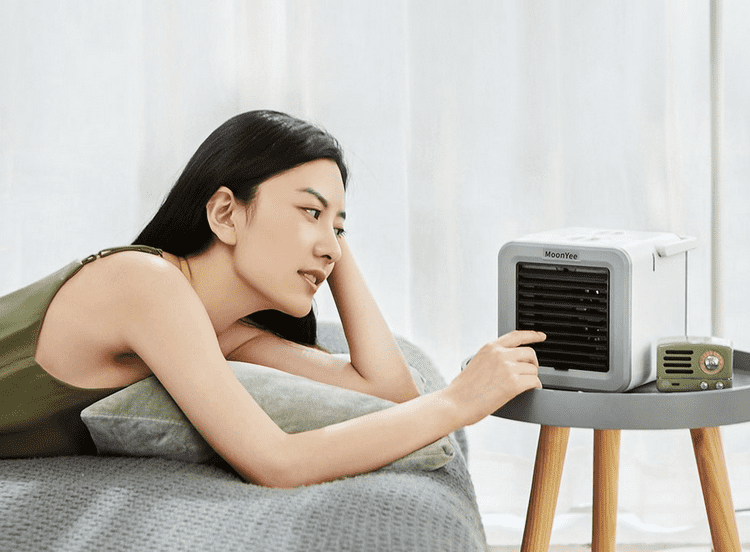 Внешний вид вентилятора Xiaomi Moya MINI Heating and Cooling Fan