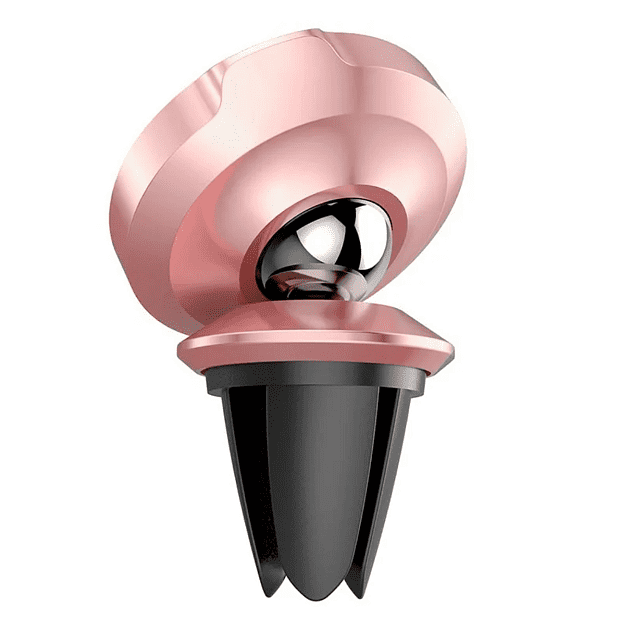 Держатель для смартфона Baseus Small Ears Series Magnetic Suction (Air Outlet) (Rose Gold/Розовый) - 6